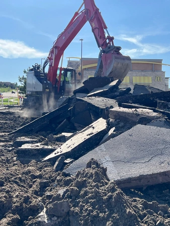 Chase Bank – Demolition & Clearing: photo 6